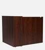 Murphy Foldable Writing Table In Brown Teak Finish