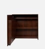 Murphy Foldable Writing Table In Brown Teak Finish
