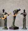 Muscial Ladies (Set Of 3) Polyresin Human Figurine