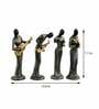 Muscial Ladies (Set Of 4) Polyresin Human Figurine