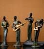 Muscial Ladies (Set Of 4) Polyresin Human Figurine