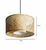 Mystic Mushroom Natural Bamboo Hanging Light