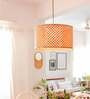 Jasper Mushroom Yellow & Natural Bamboo Hanging Light