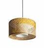 Jasper Mushroom Yellow & Natural Bamboo Hanging Light