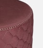 Mushy Velvet Pouffe In Pink Colour