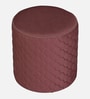 Mushy Velvet Pouffe In Pink Colour