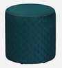 Mushy Velvet Pouffe In Teal Colour