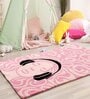 Multicolor Character Wool 3 ft x 5 ft Kids Carpet