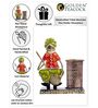 Musical Man Green & Orange Metal Pen Stand