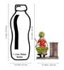 Musical Man Green & Orange Metal Pen Stand