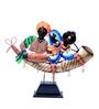 Multicolour Iron Musician Figurine