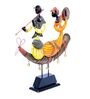 Yellow Iron Musician Figurine