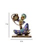 Blue Iron Musician Figurine