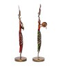Iron Multicolor Figurine Set of 3