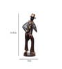 Iron Copper Finish Musician Figurine Set of 3