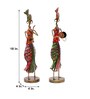 Iron Multicolor Figurine Set of 3