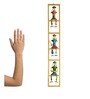 Multicolor Metal Handpainted Musician Dolls Vertical Wall Hanging