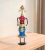 Musician Lday Multicolour Metal Figurine