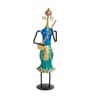 Musician Lday Multicolour Metal Figurine