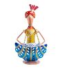 Musician Red & Blue Metal Table Tea Light Holders