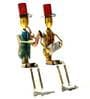 Iron Multicolor Musician Figurine Set of 2