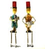 Iron Multicolor Musician Figurine Set of 2