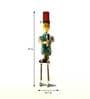 Iron Multicolor Musician Figurine Set of 2