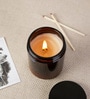 Musk Scented Diwali Festive Glass Jar Candle