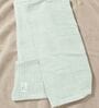 Aqua Green Muslin 4 Layer Bath Towel