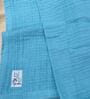 Delphinium Blue Muslin 4 Layer Hand Towel Set Of 2