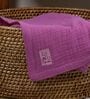 Lavender Muslin 4 Layer Hand Towel Set Of 2