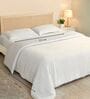 White Muslin 4 Layer King Duvet With Tulip Embroidery