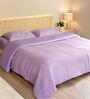 Lilac Muslin 4 Layer Single Duvet With Tulip Embroidery
