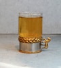 Mustang 250ml Gold & Brass Glass Coffee Mug