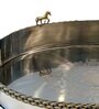 Mustang Oval Silver Stainless Steel Appetizer Platter