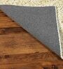 Mustard & off White Abstract Wool 6 x 9 Feet Hand Tufted Carpet