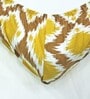 Mustard Abstract 144 TC 100% Cotton Fitted Bedsheet & 2 Pillow Covers
