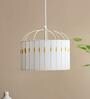 Aelinia Mustard Beige Metal Hanging Light