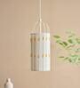 Aidan Beige Metal Hanging Light