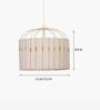 Aelinia Mustard Beige Metal Hanging Light