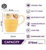 Mustard Bloom Coffee Mug Set of 6(275 ML Each) Microwave Safe Coffee Mugs