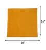 Mustard Cotton  (16x 16 )Inch Table Napkins (Set of 6)