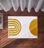 Mustard Cotton 16X24 Inches Anti-Skid Bath Mat