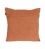 Mustard Woven Cotton 16 x 16 Inches Cushion Cover