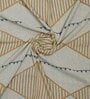Mustard Cotton Geometric 67X48 Inches Throw