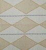 Mustard Cotton Geometric 67X48 Inches Throw