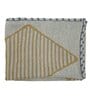 Mustard Cotton Geometric 67X48 Inches Throw