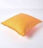 Mustard Cotton Solid 24x24 Inches Cushion Cover