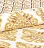 Mustard Floral 180 TC Cotton  King Sized Bedsheet with 2 Pillow Covers