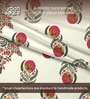 Mustard Floral 240 TC Cotton Double Bedsheet with 2 Pillow Covers